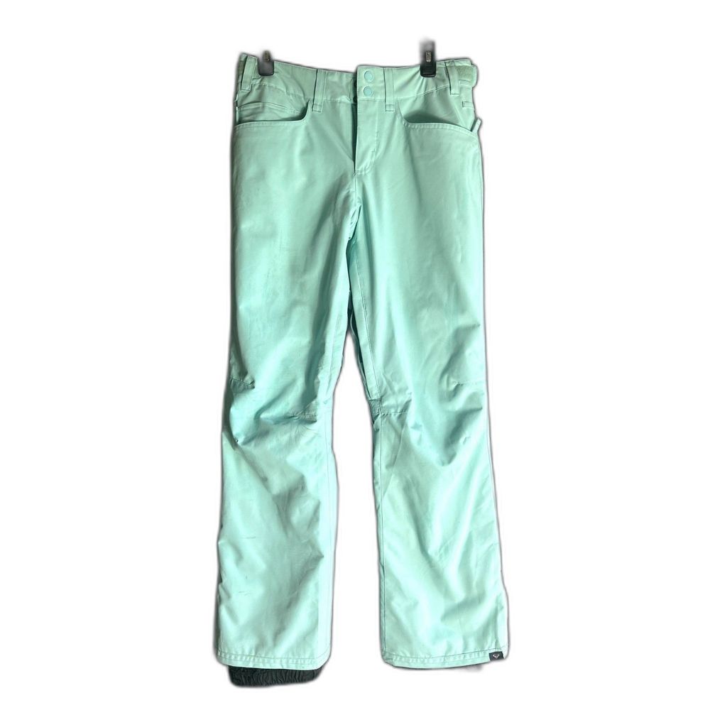 Roxy woman's ski pants/snowboard NWOT sea foam green  size small